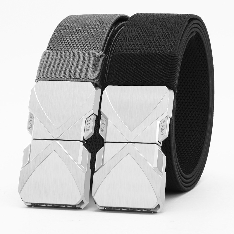 カウンター正規品 Guguti 新しいメンズバックルベルトはズボンベルトとして着用でき、カット可能な合金の男性と女性のタクティカルベルトです|undefined
