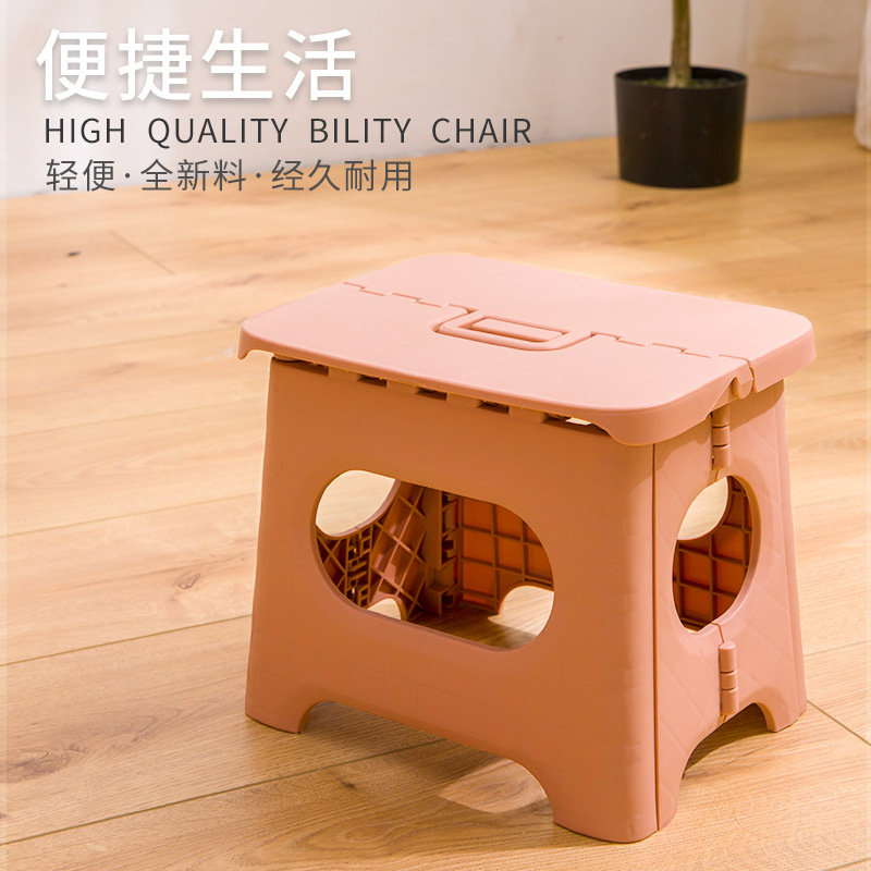 家庭用靴交換用折りたたみスツール、厚みのある折りたたみ式小型ベンチ、屋外用プラスチック製マザスツール、ポータブル子供用折りたたみ椅子|undefined