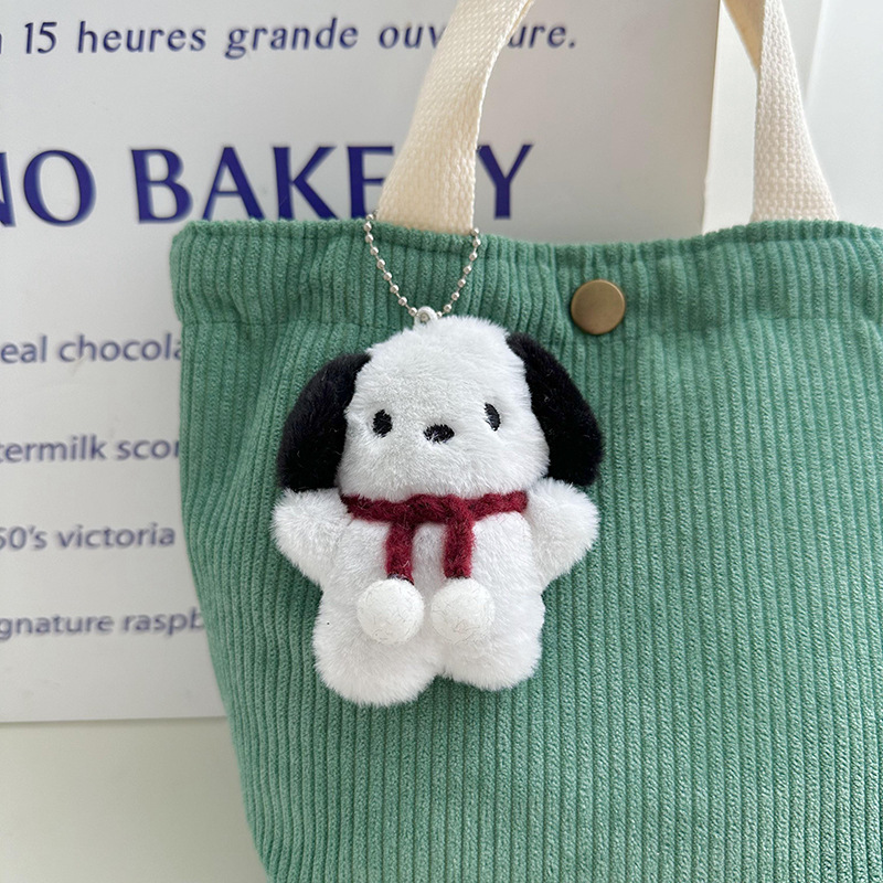 Colgante de dibujos animados cabeza inclinada oso de peluche colgante adorable oso muñeca bolso colgante accesorios colgante llave