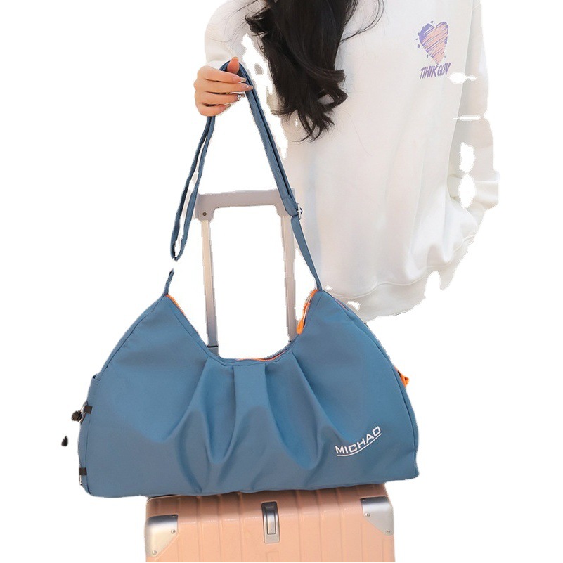 Bolsa de almacenamiento de natación bolsa de natación de separación húmeda y seca bolsa de viaje de corta distancia impermeable de gran capacidad para mujeres bolsa de fitness portátil deportiva