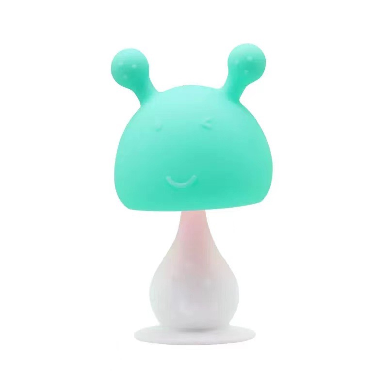 Grado alimenticio, campana, campana, goma de diente para bebés, palillo de dientes para bebés, moldeo integrado, juguete de mordida
