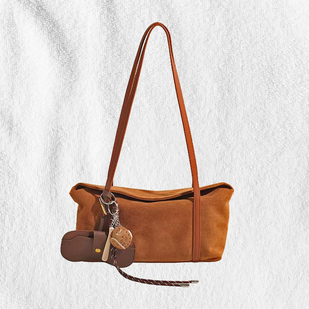 Ленивый ветер нишевая сумка на плечо 2024 осень новая мода дикая ретро-пригородная сумка подмышки сумка