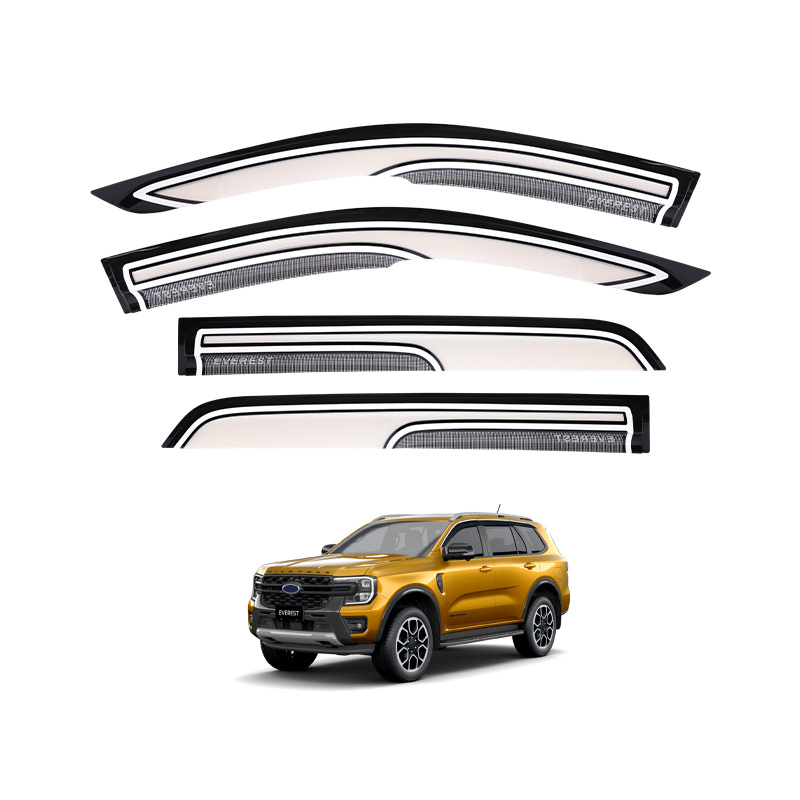 TXR es adecuado para Ford, ventana de protección de lluvia, cejas de lluvia, Ford Everest Window Deflectors image 6