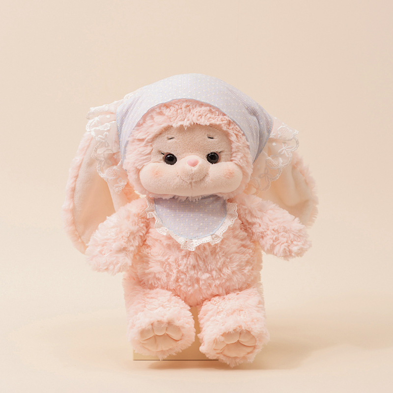 Juguetes para niñas bonitos conejos muñecas de peluche para dormir almohada muñeca de tela cordero muñeca fabricante de regalos del día del niño
