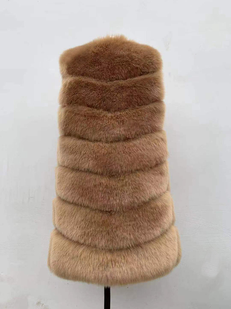 Damen Kunstfellweste Ärmellose Weste Für Herbst Und Winter_voghion.com