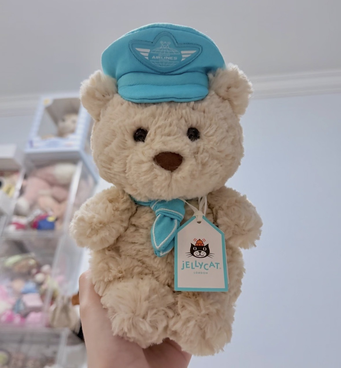 Urso piloto / Modelo completo com três padrões (siga a coleção para receber um saco de pó)