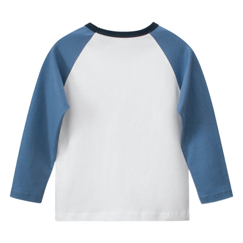 27 niños ropa de niños de comercio exterior Camiseta de manga larga para niños 2023 otoño nueva camisa de fondo para niños ropa de bebé al por mayor