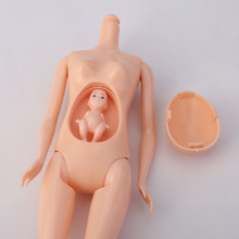 芭芘巴比怀孕娃娃生孩子宝宝大肚子孕妇婴儿儿童玩具套装 关节少