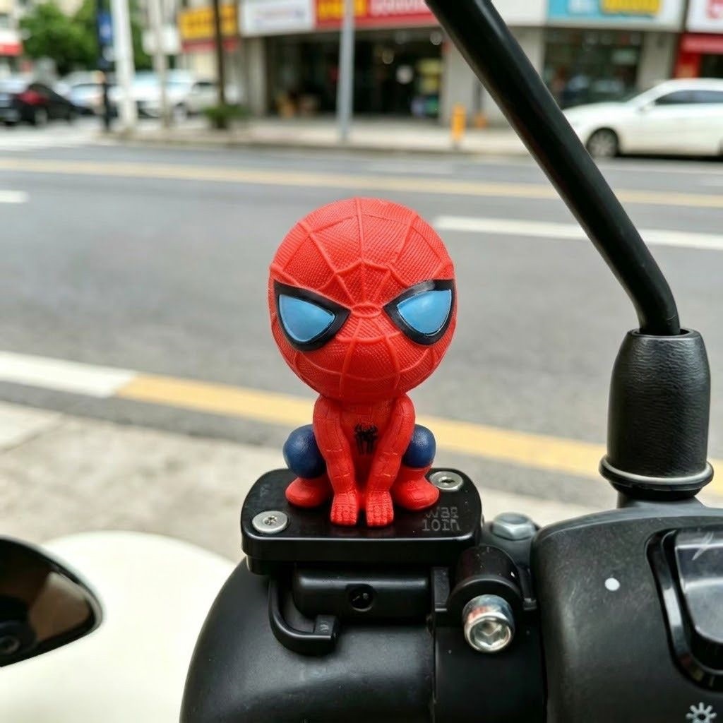 Figura de Acción de Spider-Man de PVC para Coche y Escritorio