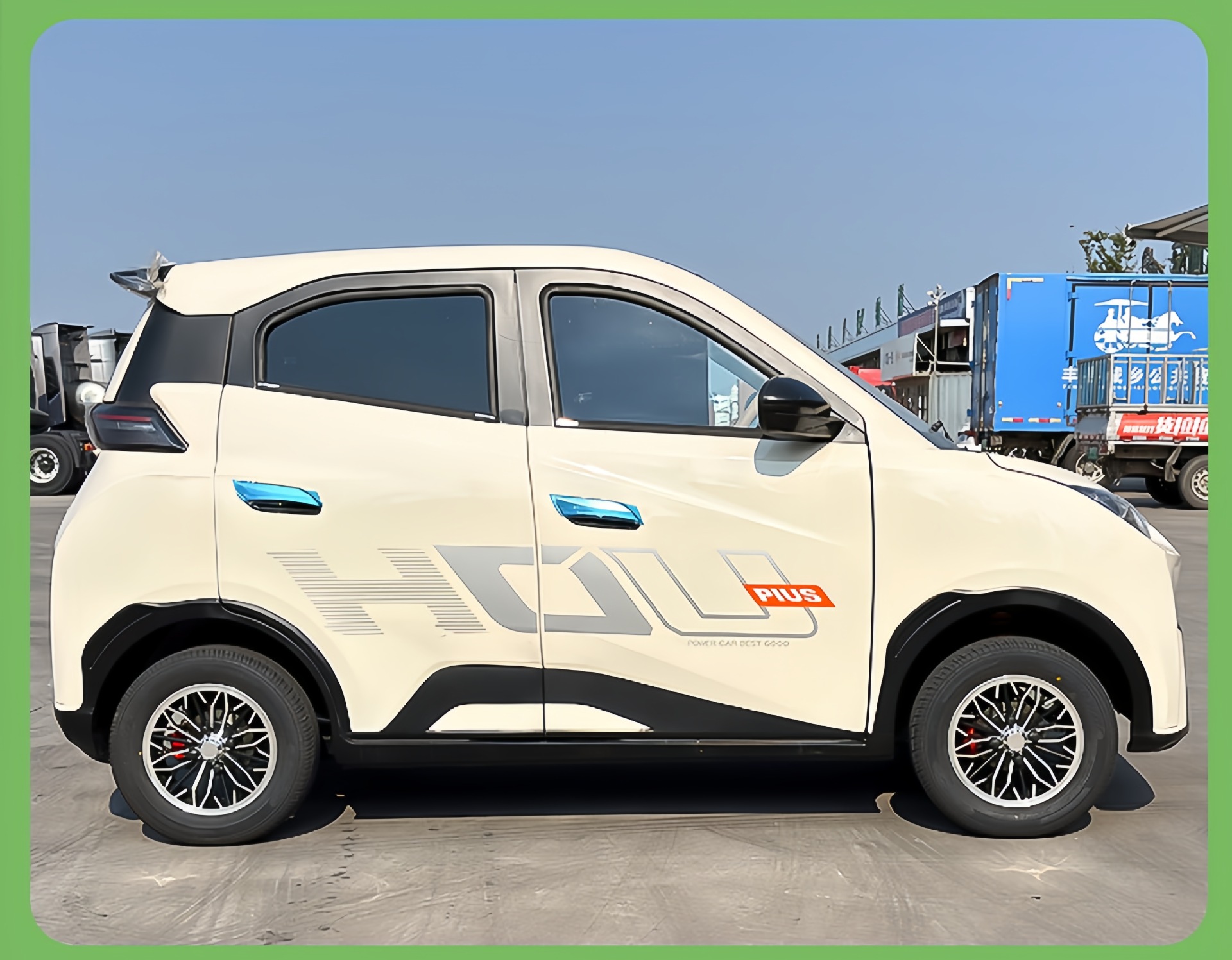 New energy electric four-wheeled vehicle for family use