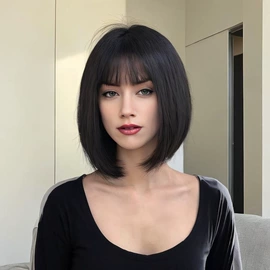 长直发假发;假发长卷发;假发短直发