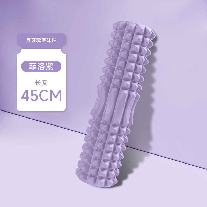 Fábrica al por mayor 33cmEVA hueca de fitness eje de espuma maza rodillo de masaje ejercicio relajación columna de yoga