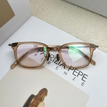 王大仙日本手作增永同款眼镜框GMS124纯钛板材平光镜可配近视眼镜