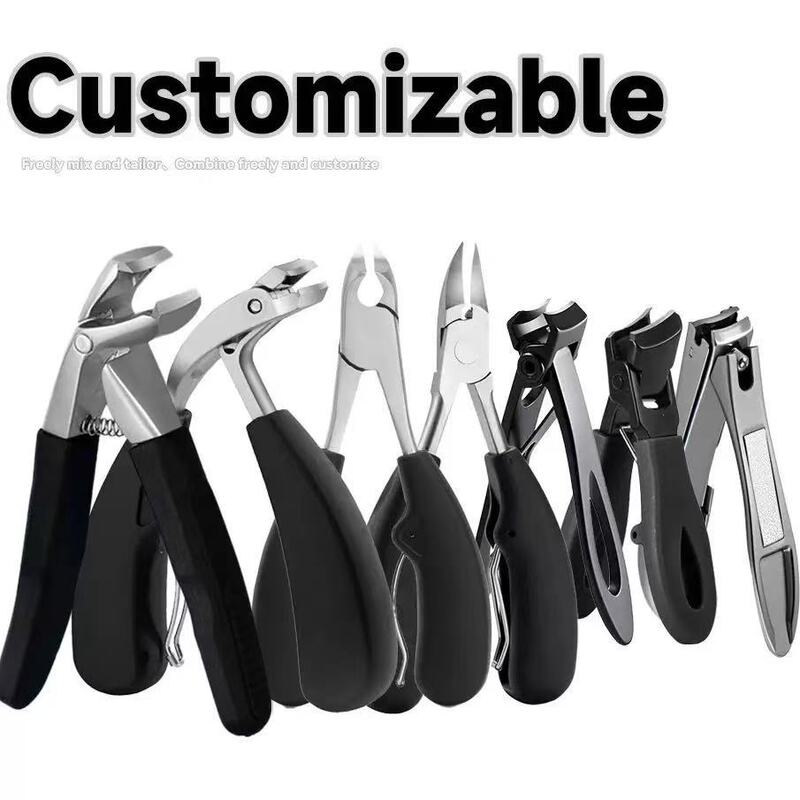Amazon クロスボーダー ステンレス鋼エルボ ゴムとプラスチックの爪切り 大開口部 ホーン イーグルのくちばし 飛沫防止爪切りセット|undefined