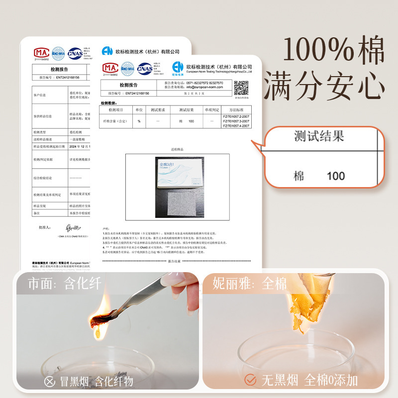 ニヤ棉三合一湿布綿片は化粧を落とす化粧綿を伸ばして顔専用の穴をあけるタイプの湿布綿を塗ることができます。|undefined