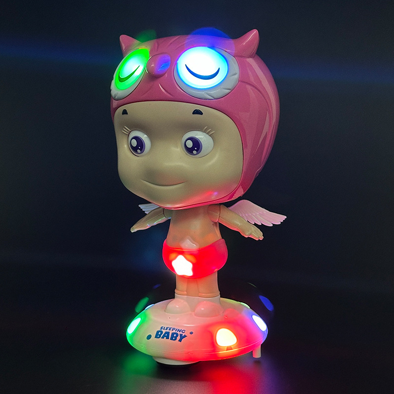 El mismo tipo de elevación automática ángel de sueño luces universales de música puzzle niños juguetes eléctricos al por mayor