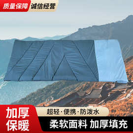 信封加厚保暖全棉三季睡袋跨境亚马逊野营信封睡袋露营登山睡袋