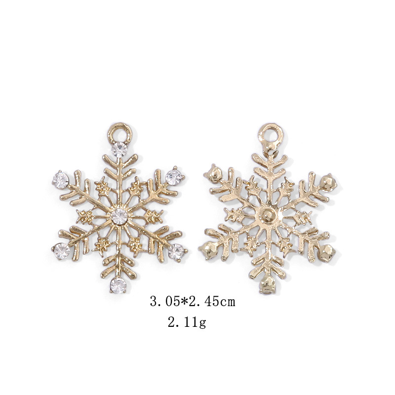 15g Weight 304 Stainless Steel Ear Needle Material Drop Earrings, Ear Studs Classification 1 Pair Quantity Daily, Street Occasion Alloy Material Christmas Festival Geometric, Santa Claus, Snowflake Pattern Women's Gender Classic Style Style 1 Pair Christmas Classic Style Geometric Santa Claus Snowflake Alloy Drop Earrings Ear Studs 4