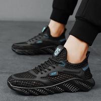 Men's shoes, large mesh shoes, men's summer 2024, hollowed out river tracing trendy shoes, student breathable mesh sports and leisure shoes, men's shoes