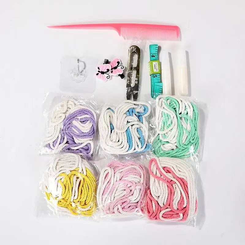 Fuente de la fábrica Dream Catcher borla del arco iris adornos creativos hogar colgante en stock tapiz tejido al por mayor