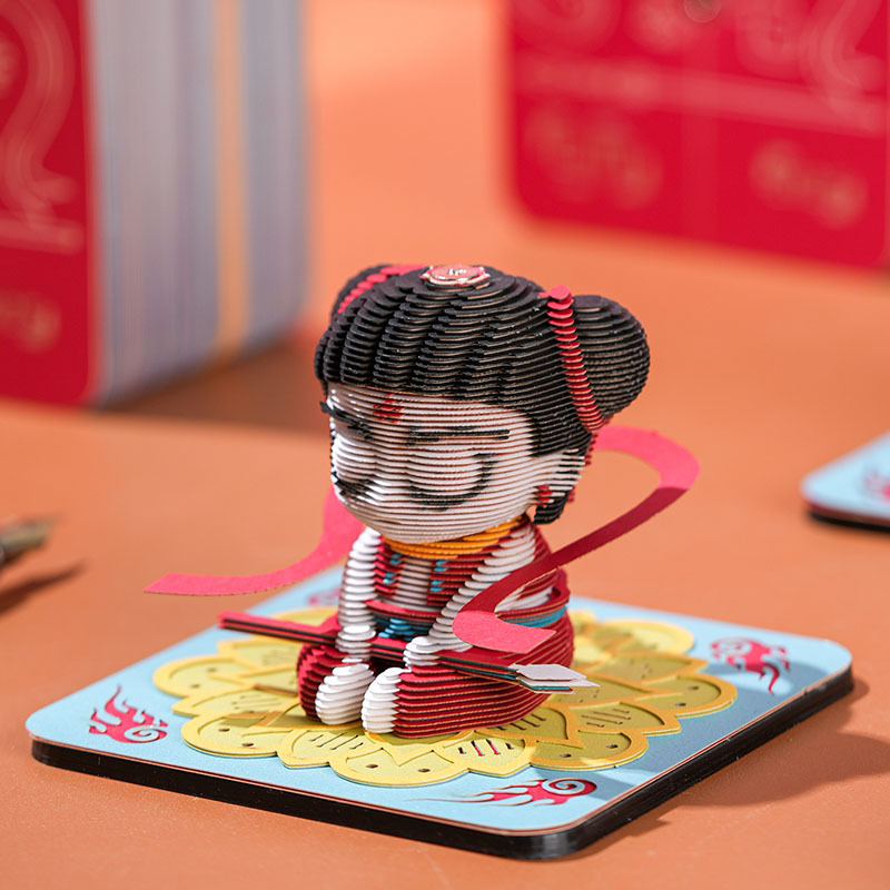 Notas adhesivas 3D emergentes con diseño de mascotas adorables y modernas, escultura de papel, arte desprendible, creativas, de alto valor, con dibujos animados encantadores.