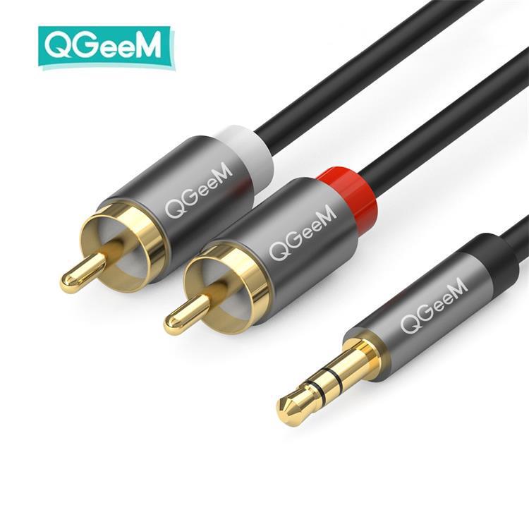Qgeem2Rca to 3.5Mmjack Cable Is Suitable for Edifier Speakers, Dvds, and Other Gold-Plated Audio Cables Qgeem2Rca to 3.5Mmjack Cable Is Suitable for Edifier Speakers, Dvds, and Other Gold-Plated Audio Cables