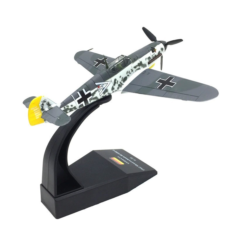 1:72德国二战名机BF109仿真合金战斗机飞机模型成品静态收藏品