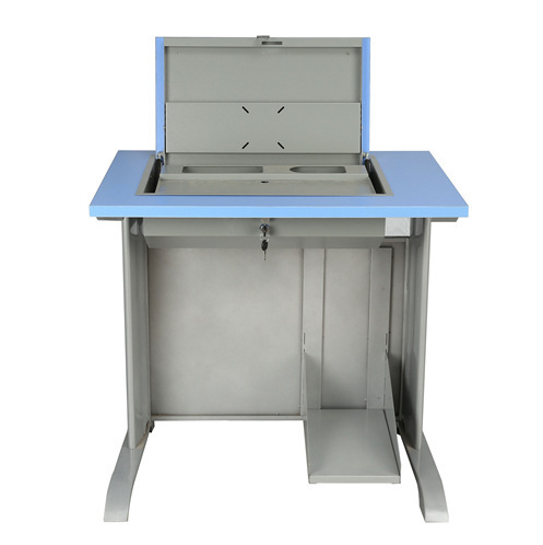 Flip-Up Computer Desk School Multimedia Classroom Training Table Computer Room Monitoring Room Computer Desk Hidden Flip-Up Table
