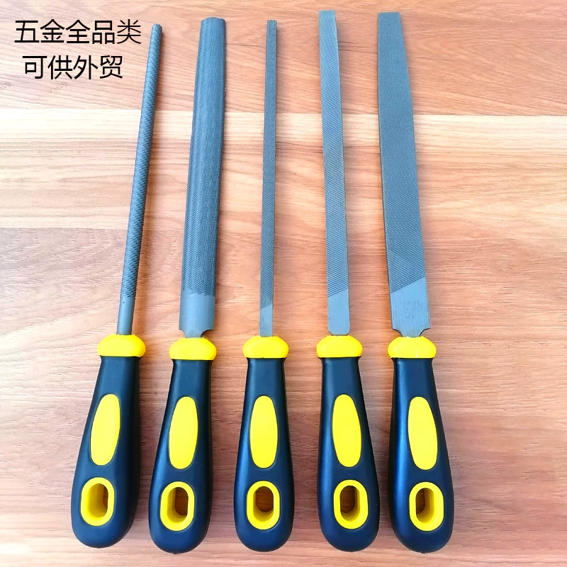 Подлинная пилка треугольный нож Кинг-Конг шлифовальный инструмент круглый стальной файл мелкий зубец грубый металлический файл для промышленности