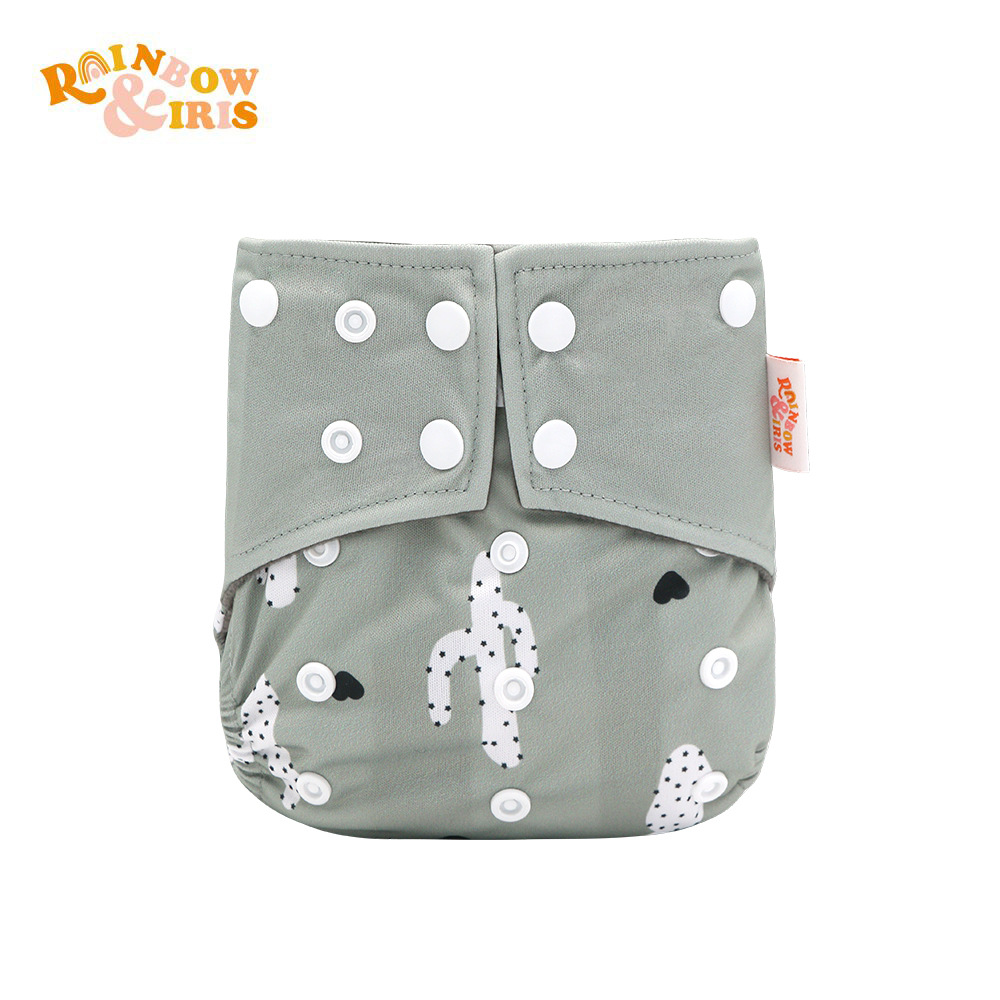 INS impresión digital de estilo occidental pañales de carbón de bambú pantalones de entrenamiento de fugas a prueba de agua anti-lado transfronterizo en stock pañal de tela