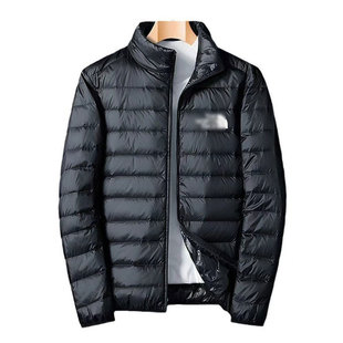 2024 factory direct cross-border autumn and winter printing leisure men's plus size stand collar cotton-padded jacket young and middle-aged decoration body cotton-padded clothes