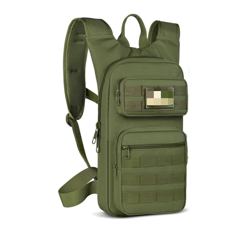 Bolsa de agua deportiva de escalada de montaña en stock, bolsa de agua de trekking de larga distancia, bolsa de agua de camuflaje militar, bolsa de agua táctica de cintura