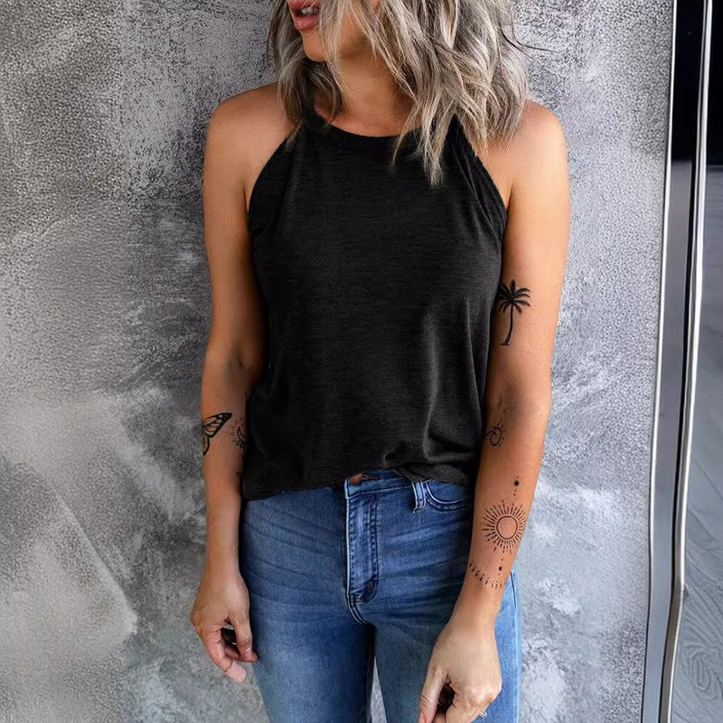 2026 Summer European and American Overseas Best-Selling Amazon New Women's Versatile Camisole Sleeveless Base Top 2026 Summer European and American Overseas Best-Selling Amazon New Women's Versatile Camisole Sleeveless Base Top