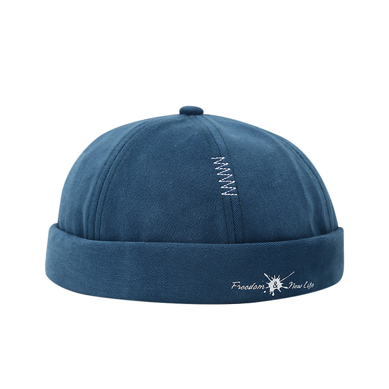 Sombrero de piel de melón estilo retro literatura japonesa simple pequeño sombrero de moda fresco para mujeres estilo coreano sombrero sin bordes para hombres image 6