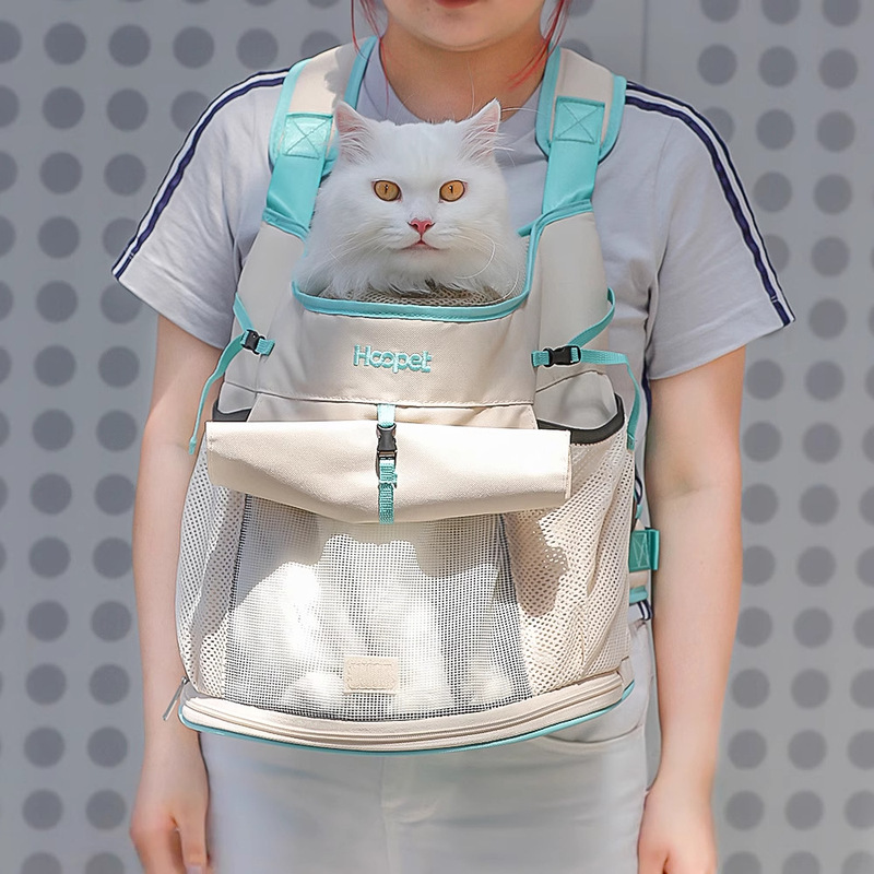 猫包便携外出轻便款背带胸前包猫咪猫包双肩大容量装小狗宠物背包|undefined