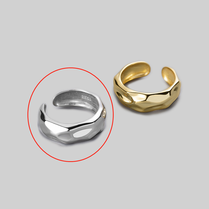 Fashion Korean uneven irregular ring simple geometric open ringpicture15