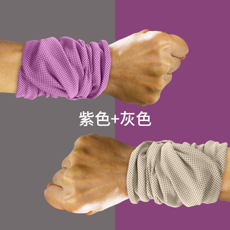 冷感手首汗拭きタオル運動腕保護薄手男女フィットネス汗吸収ランニングテニス腕保護バドミントン腕タオル|undefined