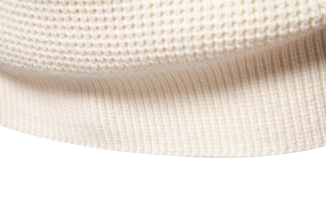 Jesensko-zimski novi moški debeli pulover z vzorcem pletenine, ohlapen in lenoben pleten pulover_voghion.com