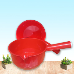 Kitchen red water ladle large water spoon red plastic water ladle water ladle 2 yuan supply 1 yuan wholesale department store supplies