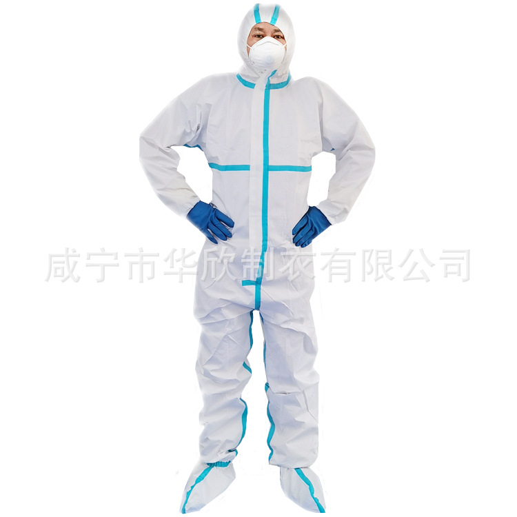 一次性使用医用连帽连脚套防护服