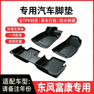 Suitable for Dongfeng Fukan ES600, this is a TPE car floor mat designed for the entire vehicle, providing full coverage and protection