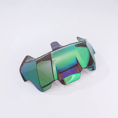 Dəbilqə (Kaska) aksesuarları – Spoiler - green-plated-with-3m-glue