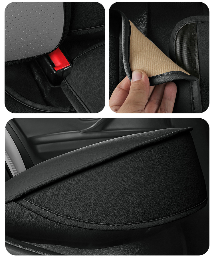 New car seat covers, breathable ice silk material, full-coverage design, suitable for sports cars, universal for drivers, and designed for use in vehicles