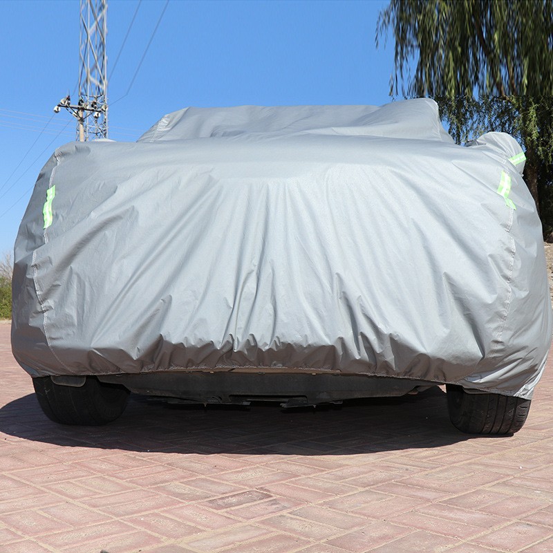 Car Clothing Full Cover Car Cover Velvet Thickened Car Clothing Car Cover Wholesale Cross-Border Sun Protection and Heat Insulation Carcover
