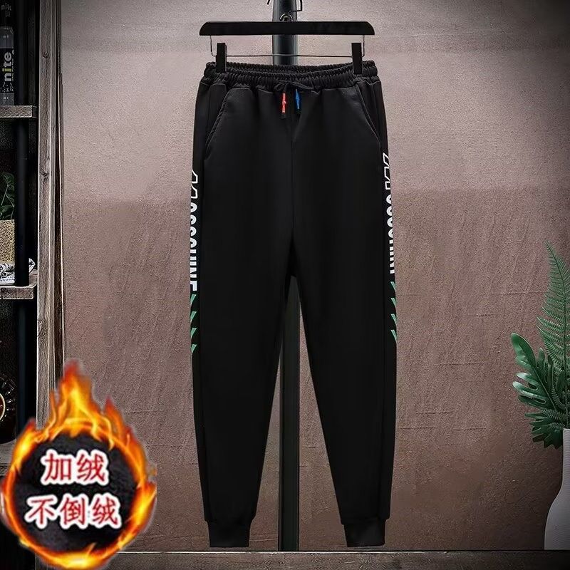 冬季青少年休闲裤10-18岁初高中学生运动裤男孩小脚裤束脚裤大童