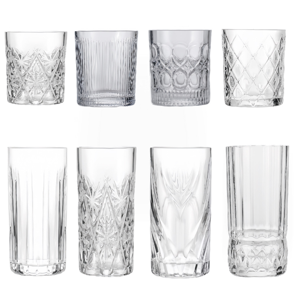 Relieve creativo engrosado tazas de whisky tazas clásicas tazas de licores tazas de vino caseras tazas de bar