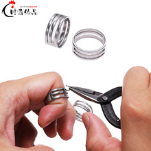 不銹鋼 開口戒指 開閉口圈 單圈跳環開合器 掛圈指環 DIY飾品工具
