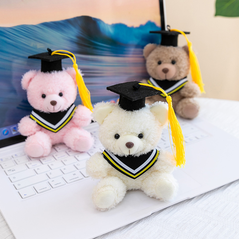Graduation Gift: Doctoral Bear Plush Pendant, Graduation Bear Plush Toy, Backpack Keychain, Graduation Commemorative Gift Graduation Gift: Doctoral Bear Plush Pendant, Graduation Bear Plush Toy, Backpack Keychain, Graduation Commemorative Gift