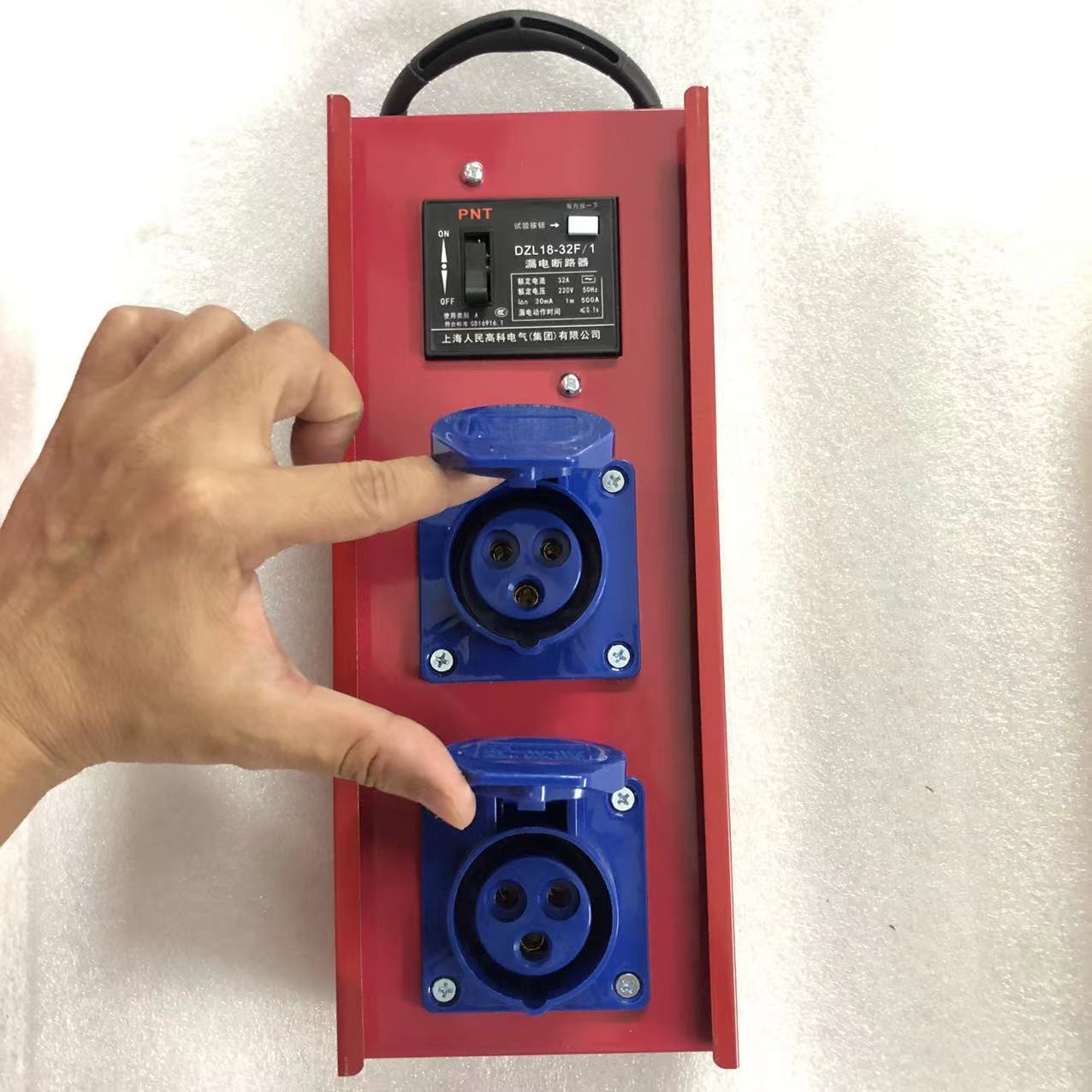 FUENTE fabricante sitio de construcción pequeña caja eléctrica temporal caja eléctrica móvil caja eléctrica portátil