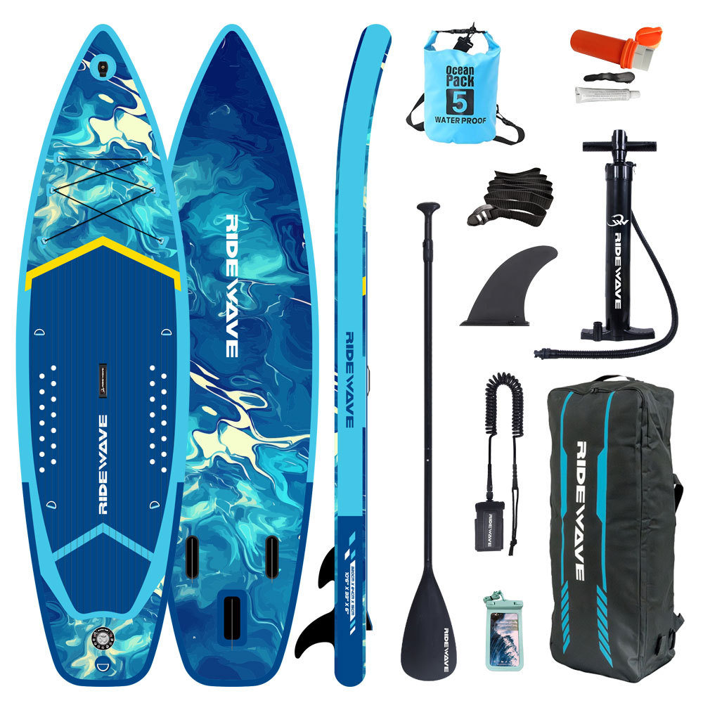 Cross-Border Amazon Paddle Board Water Sports Surfing Supboard Inflatable Paddle Board Paddle Board Surfboard